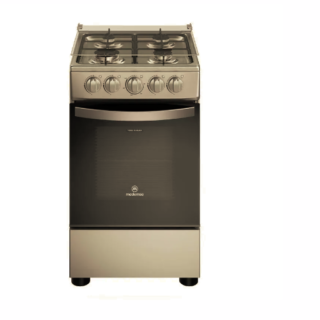 Cocina a Gas 4 Platos Mademsa LimpiaFácil y Parrillas de Alambrón FM4LS Inox