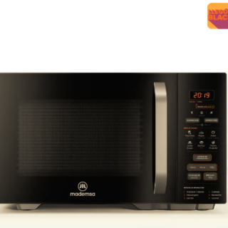 Microondas Mademsa 28 Litros Digital Descongelamiento Inteligente MM28FB Negro