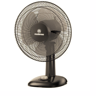 Ventilador Sobremesa Mademsa 45W 3 Velocidades y Silencioso 30,5cm DFM12 Negro
