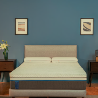 Combo Cama Tapizada Diamond Cooling